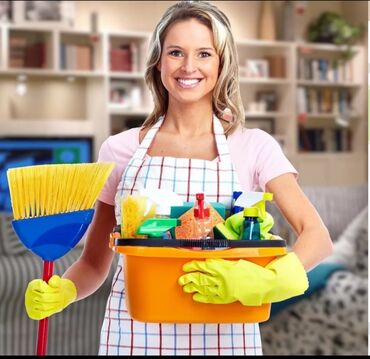 Домашний персонал и уборка: Домработница. Квартира. Джал мкр (в т.ч. Верхний, Нижний, Средний)
