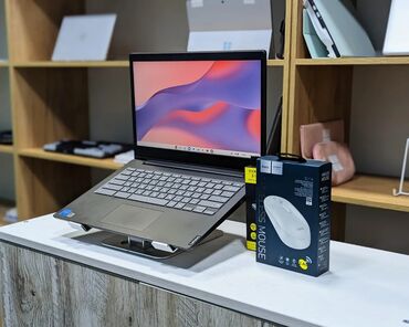 Другие аксессуары для компьютеров и ноутбуков: Ноутбук, Lenovo, 4 ГБ ОЗУ, Intel Celeron, 14 ", Б/у, Для несложных задач, память SSD