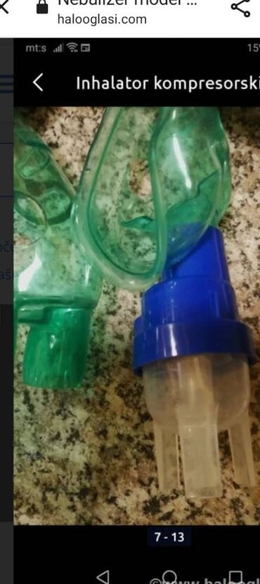 Inhalatori, nebulizatori: Inhalator kompletan ispravan 
Mirjevo — 14