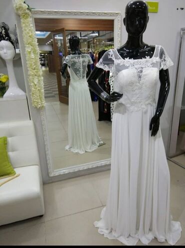 платье 46: Очень красивое нежное платье (можно как свадебное). Покупалось дорого