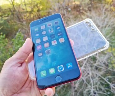 Apple iPhone: IPhone 8 Plus, Б/у, 256 ГБ, Красный, Наушники, Зарядное устройство, Защитное стекло, 100 % — 10