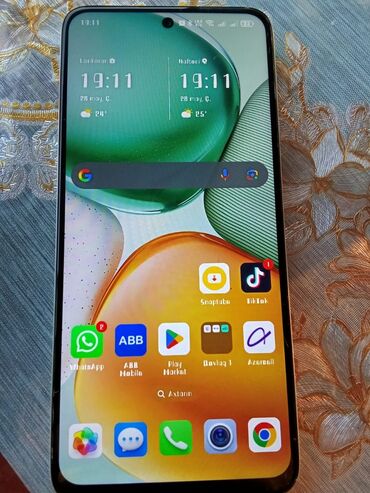 honor qiymetleri: Honor X7, 256 GB, rəng - Ağ, Barmaq izi, İki sim kartlı