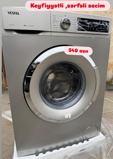 Paltaryuyan maşınlar: Paltaryuyan maşın Vestel, 7 kq, Avtomat, Qurutmasız, Kredit yoxdur