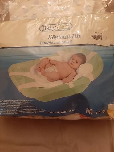 turk tekstil: BabyJem “Köpüklü File” – Bubble Net Towel (vanna üçün körpə dayağı və — 1