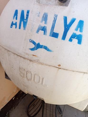 ev qizdiricisi: Antalya markalı su çəni – 500 litr - Həcm: 500 L (korpus üzərində — 3