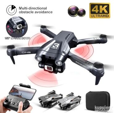 Dronovi: Dron Z908 sa dve kamere 4k i senzor za izbegavanje Cena 6990din - — 6