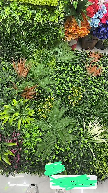 Панно: Искусственная зелёная стена (панели-коврики) - Модульные панели с — 8