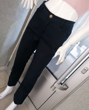 Pantalone: L (EU 40), Visok struk, Ravne nogavice — 9