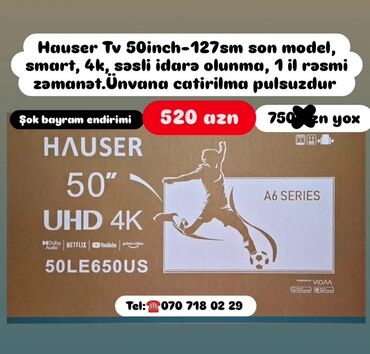 Digər aksesuarlar: Televizor Anbardan satışı bizde. Butun modeller satişda var.Qiymətlər — 27