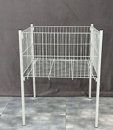 Stend vitrinləri: Metal səbət stend / mağaza üçün ekspozisiya rəfi. Məhsul müxtəlif — 4