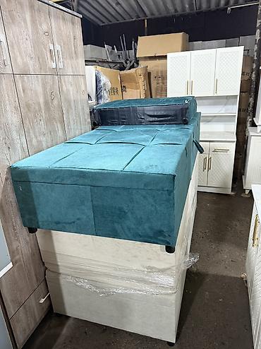 Кровати: Односпальная кровать, Новый, С мягкой обивкой, длина - 220 см — 5