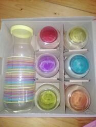 kofe qabı: Stəkanlar, Şüşə, 6 ədədli dəst