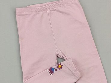 kaszmirowy pajacyk różowy: Legginsy, So cute, 9-12 m, stan - Dobry