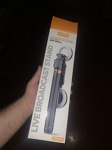 selfie cubuğu qiyməti: Tripod- Podcast çəkilişi üçün istifadə edilə bilər Əlavədən 2 ədəd yan — 1