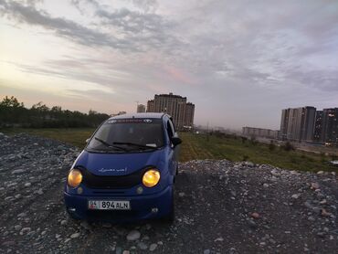 купить машину матиз автомат: Daewoo Matiz, компактный городской хэтчбек синего цвета.обмен
