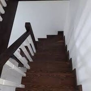 кышкы кийимдер: Деревянная лестница Для дома, Форма лестницы: Много-маршевая, Стиль: Классический