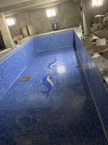 Hovuzlar: Hovuz tikintisi, 0 dan hovuzlarin tikilmesi, sade skimer ve dasma — 7