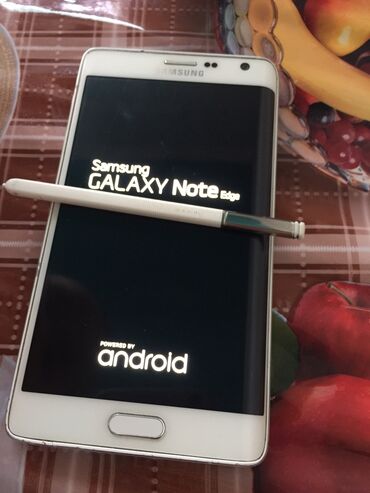 игровой телефон xiaomi: Samsung Galaxy Note Edge, Колдонулган, 16 GB, түсү - Ак, 1 SIM
