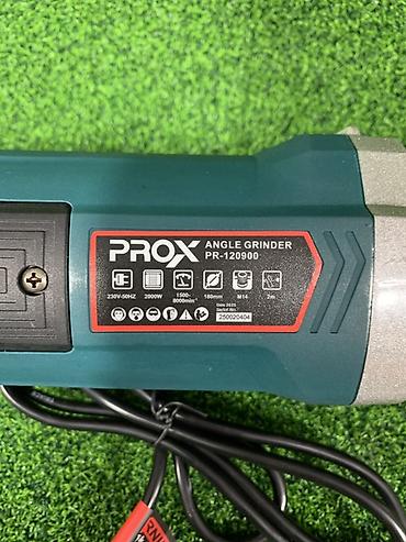 Электр шаймандары: Угловая шлифовальная машина PROX PR-120900. Сетевая болгарка для — 2