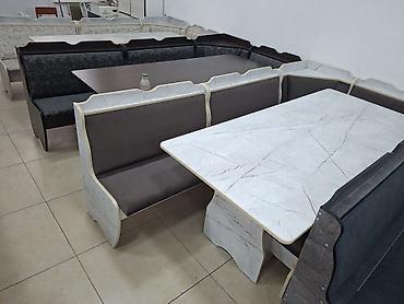 silver kitchen: Кухонный мягкий уголок, Новый, ЛДСП, цвет - Белый — 2