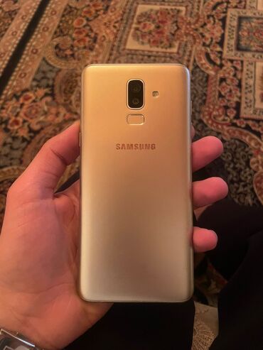 samsung 6: Samsung Galaxy J8, 32 ГБ, цвет - Золотой, Отпечаток пальца