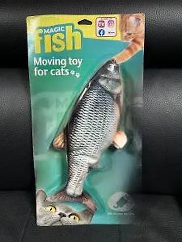 Oprema za kućne ljubimce: MAGIC FISH – pokretna interaktivna igračka za mačke - Imitira pokrete — 15