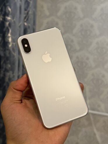 айфон 10 телефон: IPhone X, Б/у, 64 ГБ, Белый, Защитное стекло, Чехол, 72 %