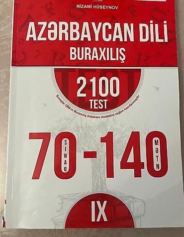 Testlər: Məhsul: “Azərbaycan dili – Buraxılış” test toplusu Müəllif: Nizami — 1