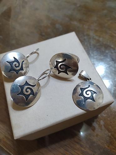 Серебряные наборы украшений: Набор украшений, Проба 925, Женские, Новый — 5