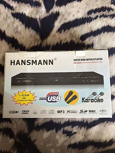 Hansmann SD-686 Super DVD/MPEG4/Karaoke pleyer YENİ✨ Xüsusiyyətlər: -