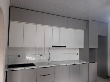 Кухонные гарнитуры: Кухонный гарнитур, Новый, цвет - Бежевый, МДФ, Самовывоз, Бесплатная доставка, Платная доставка — 11