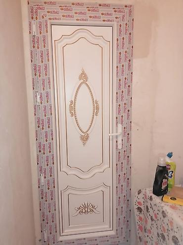 plastic qapi: Yeni Plastik qapı 80x200 sm Zamok və çərçivə ilə, Zəmanətli, Pulsuz quraşdırma, Ödənişli çatdırılma, Rayonlara çatdırılma — 2