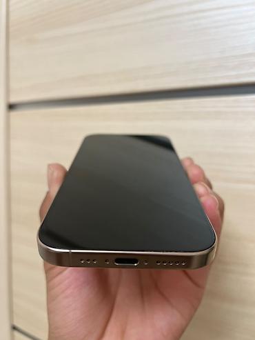 IPhone 16 Pro, Б/у, 128 ГБ, Natural Titanium, Коробка, 91 %