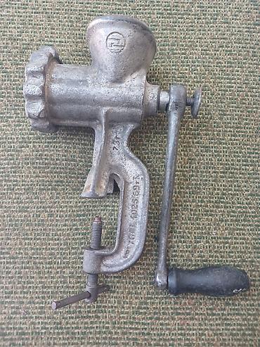 Ət çəkən maşınlar: Mexaniki ətçəkən (əl ilə fırladılan) - Material: tökmə metal gövdə — 2