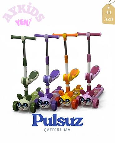 Samokatlar: 🛴 Uşaq Samokatı MP235 (Scooter-Begovel) 👶 Körpəniz üçün həm əyləncə — 1