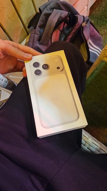 qizdirici krant: IPhone 17 Pro, 512 ГБ, Серебристый, Беспроводная зарядка