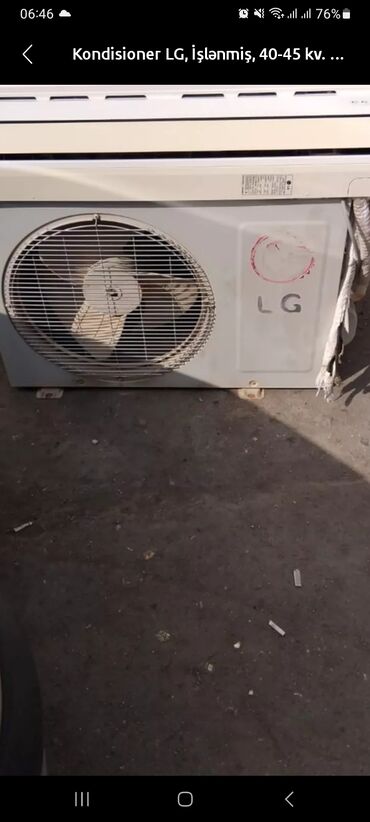 avtomobil kondisioneri: Kondisioner LG, İşlənmiş, 40-45 kv. m, Split sistem, Kredit yoxdur