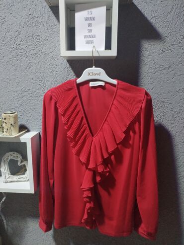 bluza playstation: L (EU 40), Single-colored, color - Red