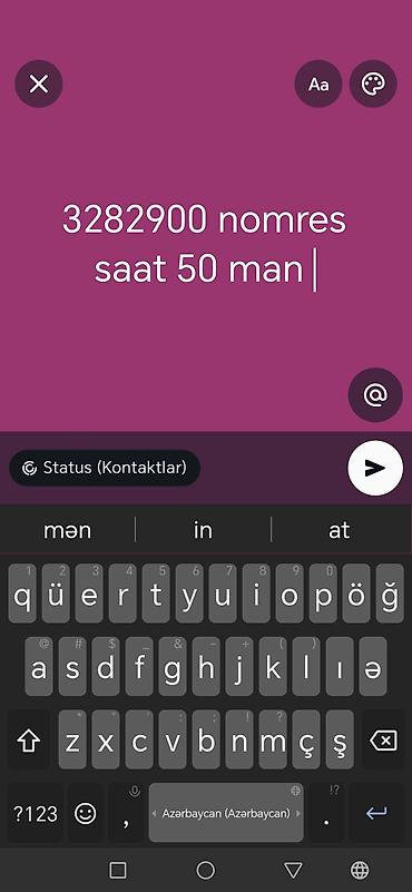 saat desti: Saıam 0504956093 — 1