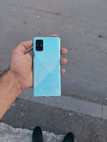 samsung a71: Samsung Galaxy A51, 128 GB, rəng - Mavi, Barmaq izi — 3