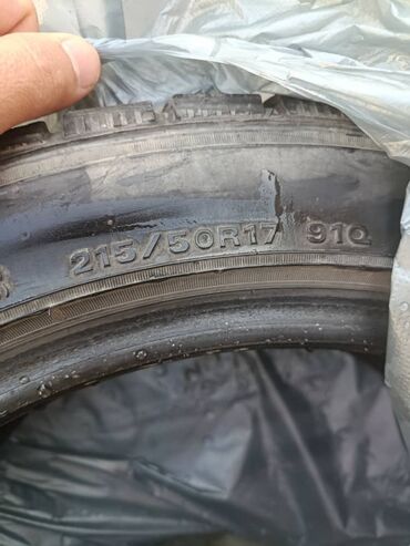колесо для газ 53: Шины 215 / 50 / R 17, Зима, Б/у, Комплект, Легковые, Япония, Dunlop