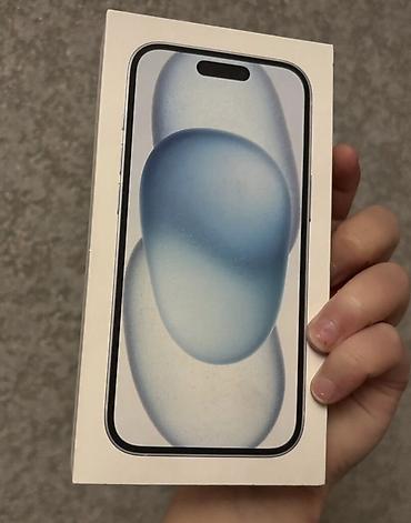 iphone 15 dubai version: IPhone 15, 128 GB, Mavi, Barmaq izi, Face ID, Simsiz şarj — 1