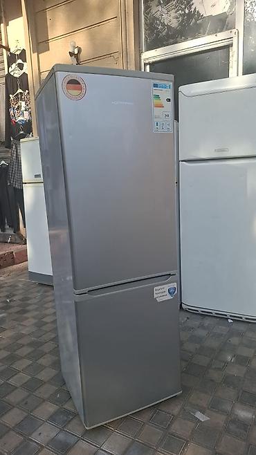 Hoffmann ikikameralı soyuducu - Rəng: metalik boz (inox effekti) -