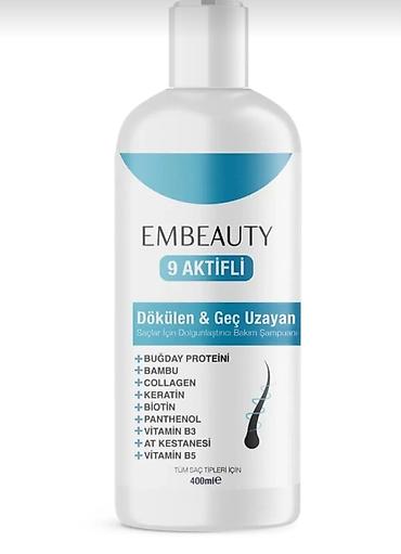 at cilovu: EMBEAUTY 9 Aktivli – Dökülən və gec uzayan saçlar üçün dolğunlaşdırıcı — 1