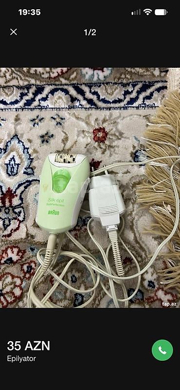 philips epilator: Epilyator, Braun, Bədən üçün, İşlənmiş, Pulsuz çatdırılma — 2