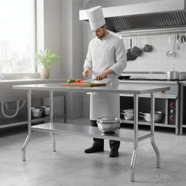 Ostali kuhinjski aparati: Kuhinjski radni sto xx mm – gastro Radni sto kuhinjski, 1220 x 610 x — 1