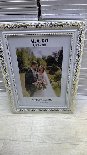 видео фото: Фоторамка M.A-GO для фото формата A4 (21×30 см) - Материал лицевой — 3