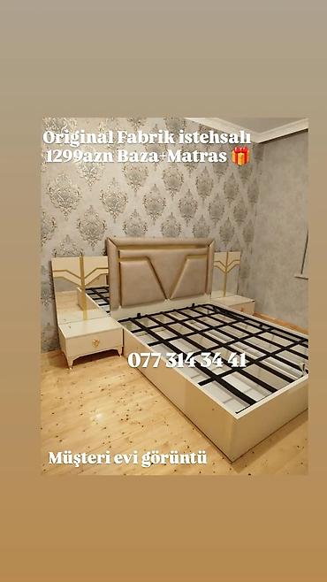 Yataq otağı dəsti – orijinal fabrik istehsalı Tərkib: - Baza + matras