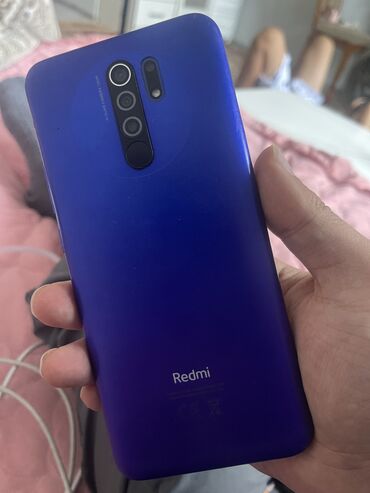 видеокамера с сим картой: Redmi, Redmi 9, Б/у, 32 ГБ, цвет - Синий, 2 SIM