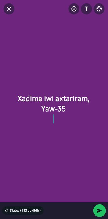 daye isi axtariram 2023: Xadimə. Təcrübəli